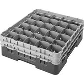 Cambro Camrack Polypropylene Navy Blue Full Size 30 Compartment Glass Rack, 5 1/4 inch -- 4 per case.