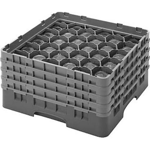 Cambro Camrack Polypropylene Sherwood Green Full Size 30 Compartment Glass Rack, 8 1/2 inch -- 2 per case.