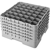Cambro Camrack Polypropylene Brown Full Size 36 Compartment Glass Rack, 10 1/8 inch -- 2 per case.