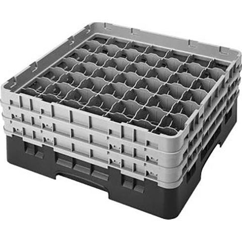 Cambro Camrack Polypropylene Blue Full Size 49 Compartment Glass Rack, 5 1/4 inch -- 4 per case.