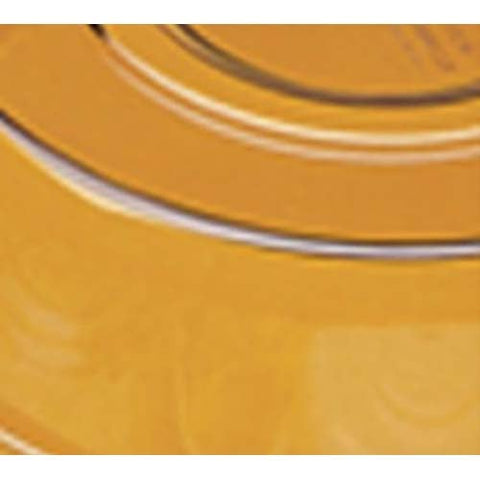 Cambro Amber Camwear Camcover Plate Cover Only, 9 3/4 inch Inside Diameter -- 12 per case.