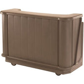 Cambro Standard Style Medium Size Portable CamBars Basic Soda System, Granite Sand, 67 1/2 x 28 1/2 x 47 1/2 inch.