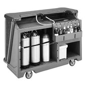 Cambro Sedona Designer Style Economy Medium Portable Beverage Bar CamBar, 67 1/2 x 28 1/2 x 47 1/2 inch.