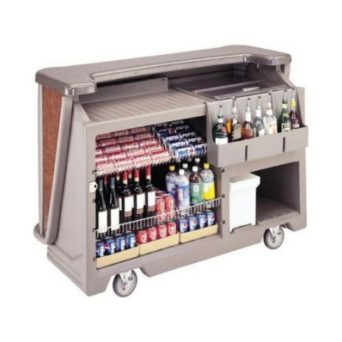 Cambro Designer Style Medium Size Portable CamBars Basic Soda System, Sedona, 67 1/2 x 28 1/2 x 47 1/2 inch.