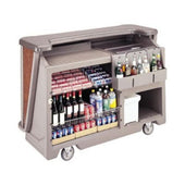 Cambro Designer Style Medium Size Portable CamBars Basic Soda System, Chicago, 67 1/2 x 28 1/2 x 47 1/2 inch.