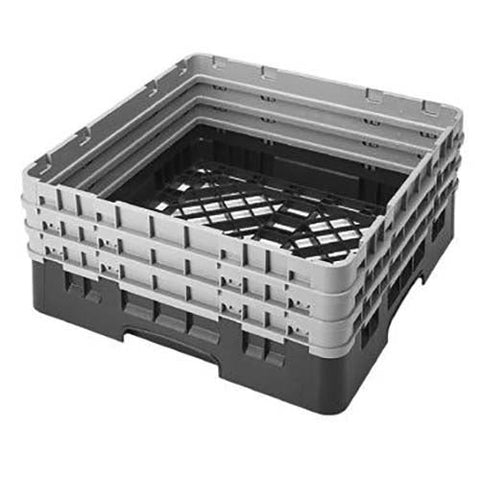 Cambro Camrack Polypropylene Sherwood Green Full Size with 3 Extender Base Rack, 19 3/4 x 19 3/4 x 8 7/8 inch -- 3 per case.