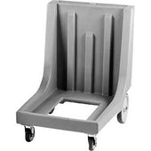 Cambro Black Camdolly with Handle and Rear Big Wheels for Catering Equipment, 350 Pound Capacity.
