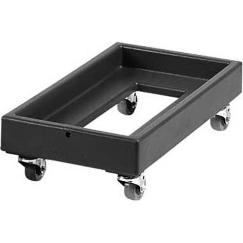 Cambro Granite Gray Camdollies for Milk Crates and Number 10 Can Cases, 6 1⁄4 x 8 5⁄16 x 21 3⁄4 inch.