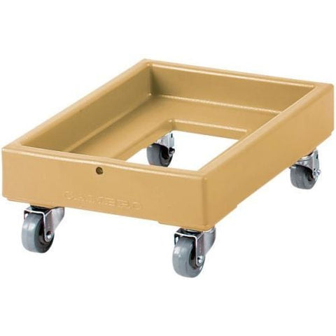 Camdolly Plastic Milk Crate Dolly, Dark Brown, 16 3/8 x 21 13/16 x 8 inch.