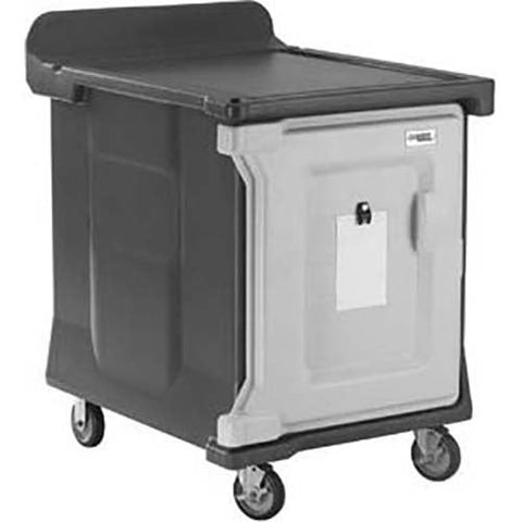Cambro Granite Gray 10 Tray Room Service Cart, 28 1/2 x 42 1/2 x 38 1/2 inch.