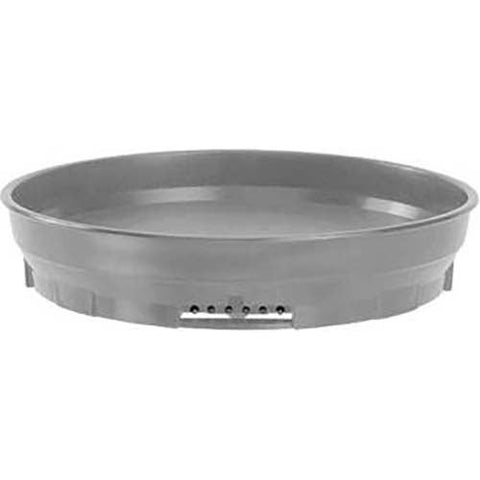 Cambro Speckled Gray Shoreline Base for Camduction Complete Heat System, 9 9/16 inch Dia. x 1 15/16 inch Height -- 12 per case.