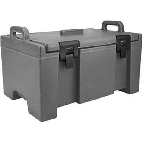 Cambro Granite Gray 100 Series Ultra Camcarrier Insulated Food Server, 26 5/8 x 15 3/4 x 18 inch.