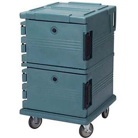Cambro Granite Gray Base Model Ultra Camcarts for Food Pans, 28 1/2 x 45 1/2 x 32 1/4 inch.