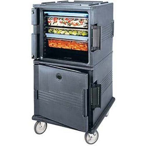 Cambro Base Model Black Ultra Camcart for Food Pans, 28 1/8 x 53 1/4 x 32 1/4 inch.