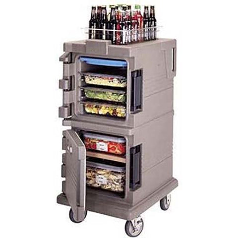 Cambro Hot Red Base Model Ultra Camcarts for Food Pans, 20 1/2 x 45 x 27 1/8 inch.
