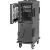 Cambro 110 Voltage Granite Gray Heated Camcart, 20 1/2 x 54 x 27 1/8 inch.