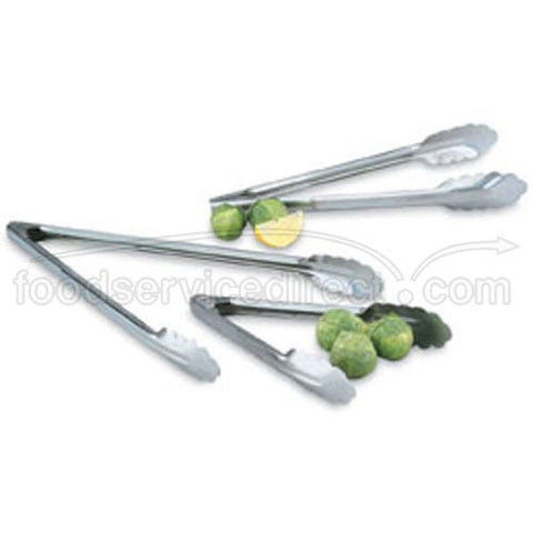 Tong Utility Stainless Steel Economy 9 1/2 Inch -- 1 Per Case