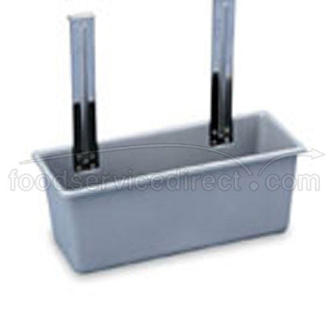 Bin, Silver Gray -- 6 Per Case