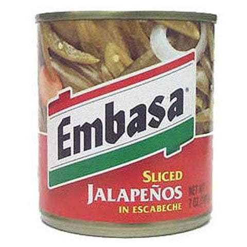 Embasa Sliced Jalapeno Pepper With Escabeche, 26 Ounce -- 12 Case