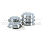 Vollrath Stainless Steel Plate Cover, 11 3/16 x 11 1/4 x 2 13/16 inch -- 12 per case.