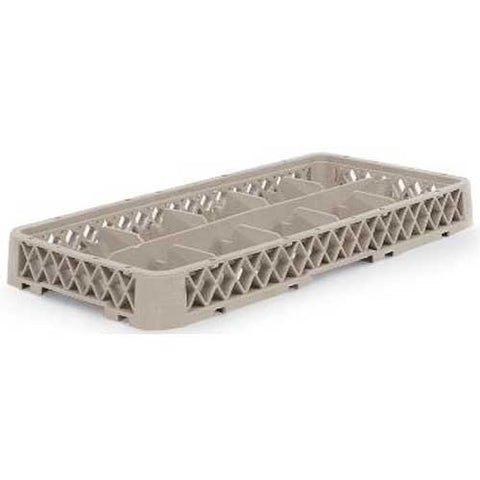 Traex Half Size 10 Compartment Glass and Cup Open Extender -- 12 per case.