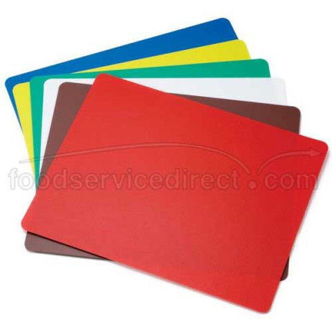 Tablecraft Polyethylene Flexible Cutting Mat - Assorted Color, 12 x 18 inch -- 1 pack per case.