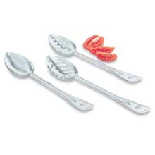 Spoons, Stainless Steel, Solid, 15 Inch.