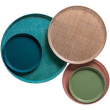Cambro Round Camtray, Antique Parchment, 11 inch -- 12 per case.