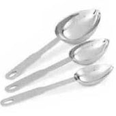 Vollrath Heavy Duty Stainless Steel Oval Measuring Scoop Set - 3 Piece -- 5 set.