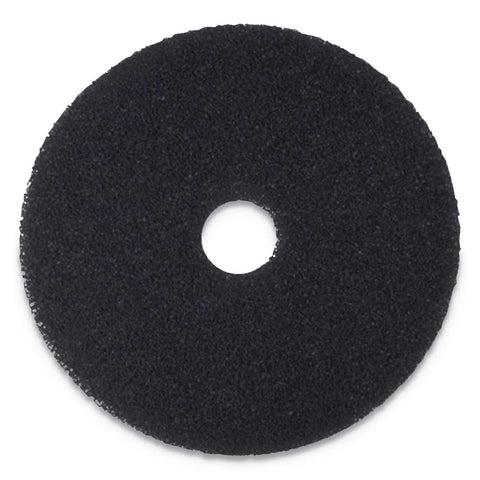 Boardwalk Black Stripping Floor Pads, 14 inch Diameter -- 5 per case