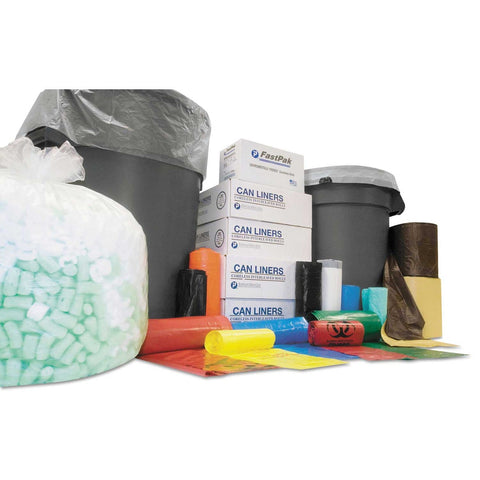 Inteplast White 0.8 Mil Low Density Commercial Can Liner, 38 x 58 inch -- 100 per case