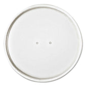 Dart Solo White Paper Tab Lid for 32 Ounce Food Container, 4.6 inch Dia -- 500 per case