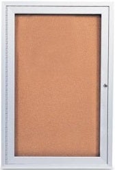 MasterVision Earth Cork Board, 24 x 36, Wood Frame