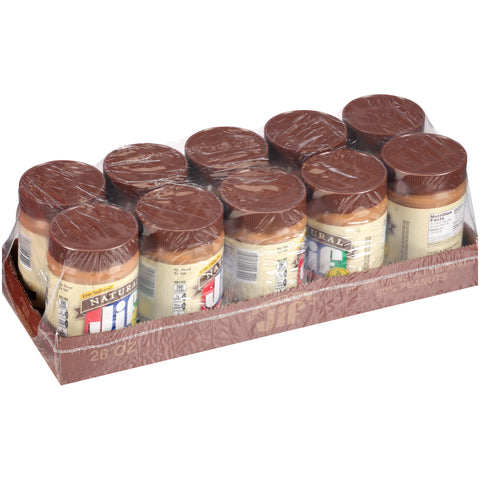 Jif Natural Creamy Peanut Butter, 28 Ounce -- 10 per case.