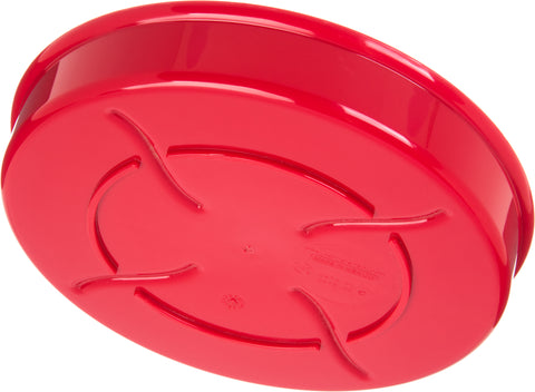 Carlisle SERVER TORTILLA W/ LID RED 7-1/4