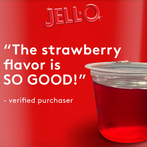 Gelatin Strawberry Ready To Eat