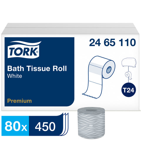 Tissue Bath Premium White 2-ply 4x4.35