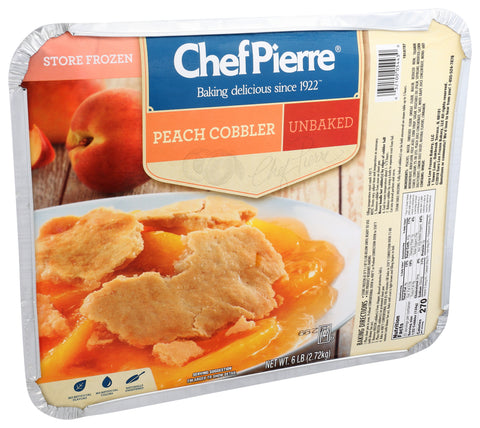 Cobbler Peach Homestyle Raw