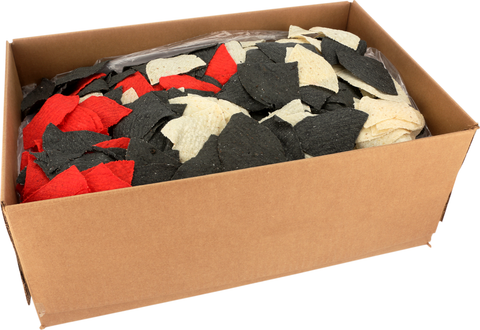 Tortilla Chip Corn, Red, White & Blue, 1/4