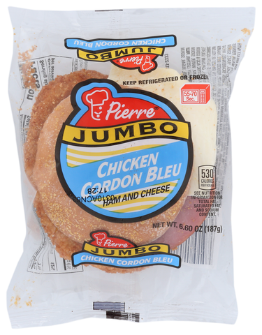 Sandwich Jumbo Chicken Cordon Blue Iw 6.6 Oz 1075