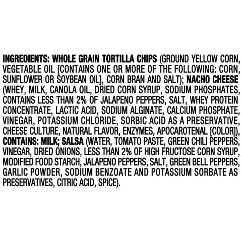 Kraft Oscar Mayer Lunchable Cheese Dip and Salsa Nacho, 4.4 Ounce -- 16 per case.