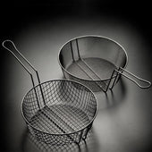 American MetalCraft BASKET CULINARY TINNED STEEL FINE MESH 8