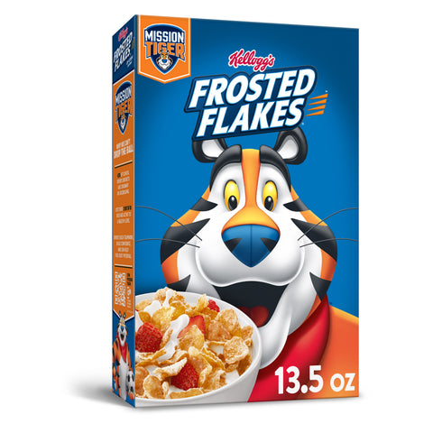 Kelloggs Frosted Flakes Cereal, 13.5 Ounce -- 16 per case.