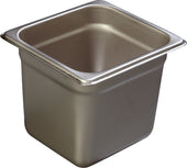 Carlisle PAN STEAMTABLE S/S DURAPAN™ HEAVY GAUGE ONE-SIXTH SIZE PAN 6-7/8