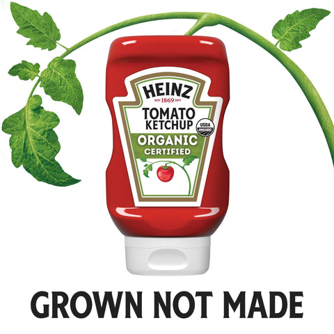 Heinz Organic Tomato Ketchup, 14 Ounce -- 6 per case.