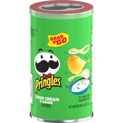 Pringles® CHIP POTATO SOUR CREAM & ONION GRAB & GO