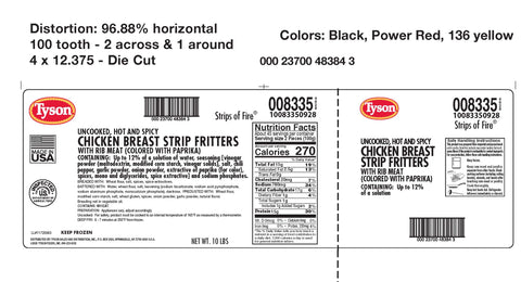 Chicken Strips Of Fire® Breast Strip Fritters 8335-0928