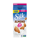 Silk Unsweetened Pure Almond Milk, 64 Ounce -- 6 per case.