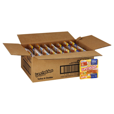 Kraft Oscar Mayer Lunchable Turkey and Cheddar Cheese, 4.5 Ounce -- 16 per case.
