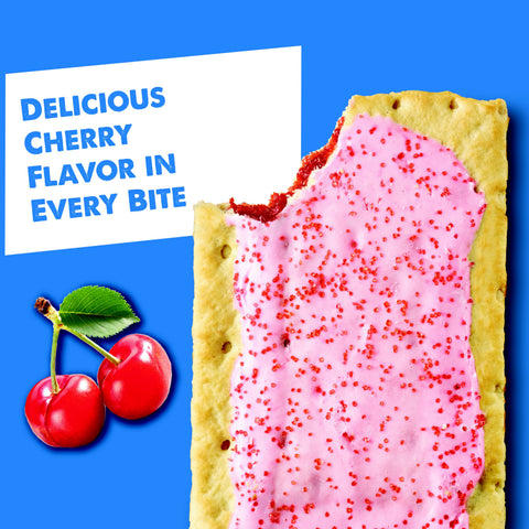 Snack Pastry Pop Tart Cherry Frosted